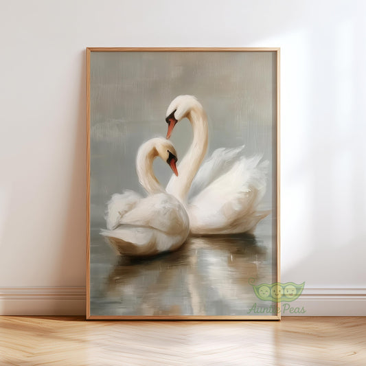 Swan Painting