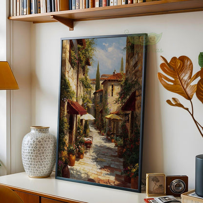 Framed Tuscan Street
