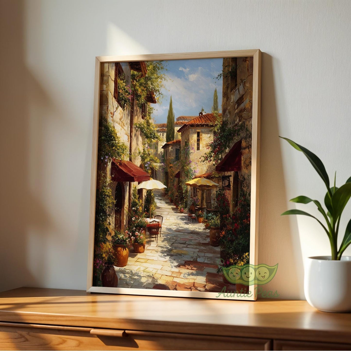 Framed Tuscan Street