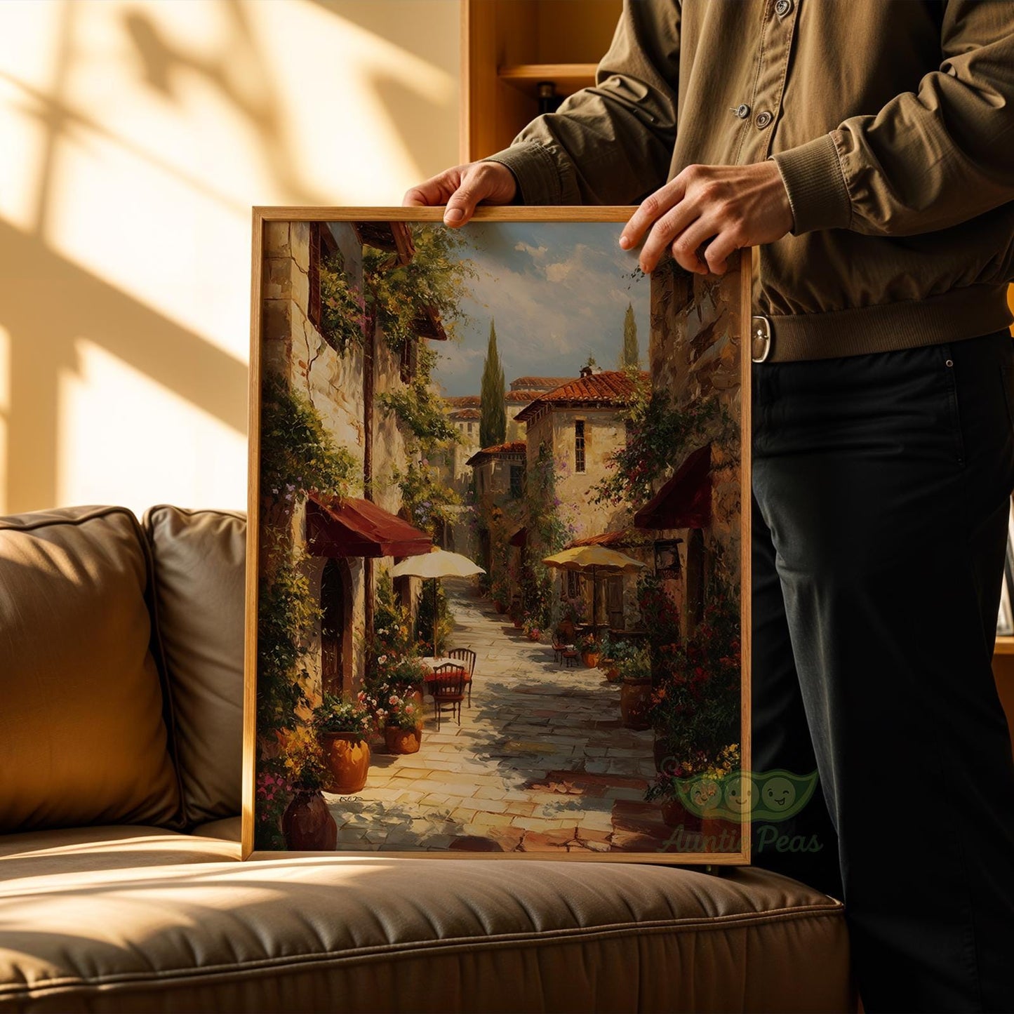 Framed Tuscan Street