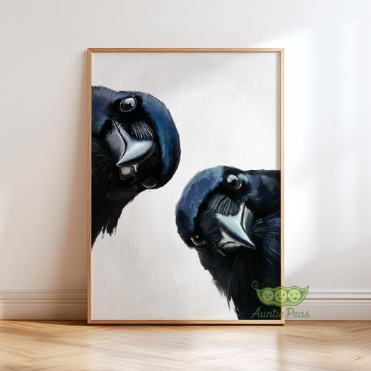 Whimsical Crows