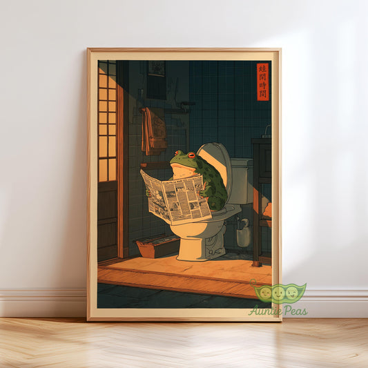 Japanese Frog Bathroom
