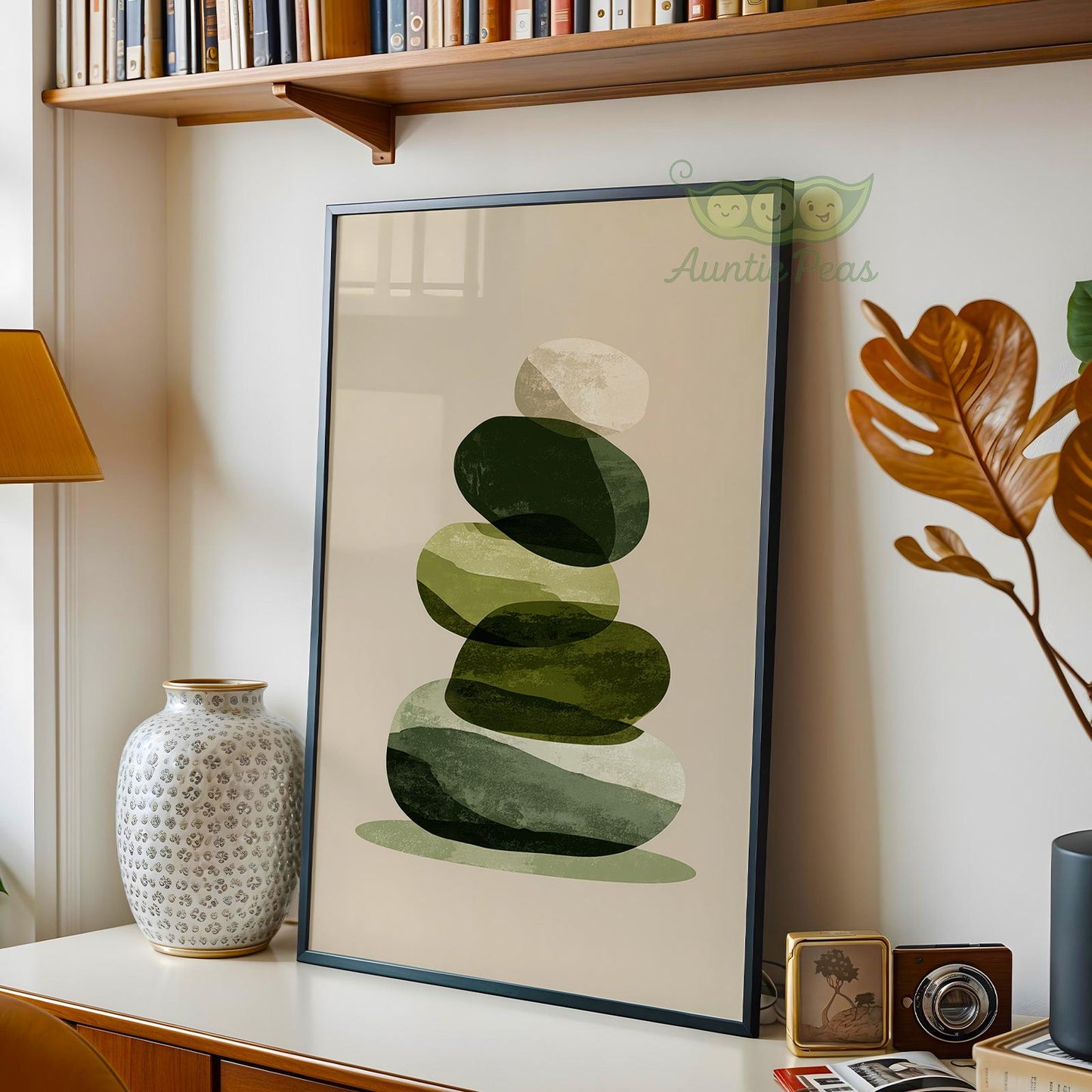 Green Zen Balance Rocks