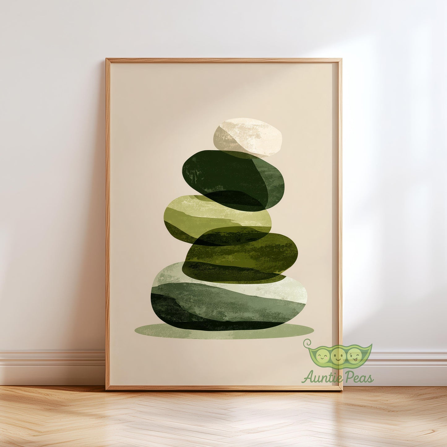 Green Zen Balance Rocks