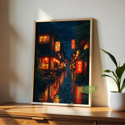 Rainy Japanese Street
