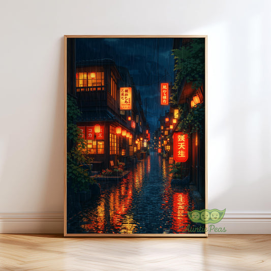 Rainy Japanese Street