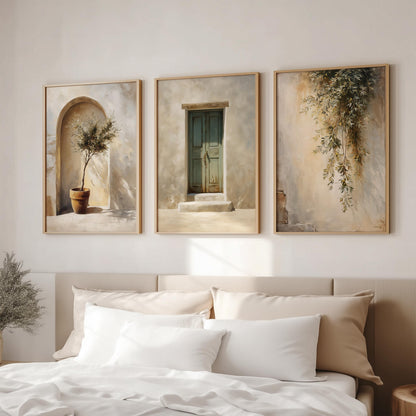 Set of 3 Mediterranean Wall Art