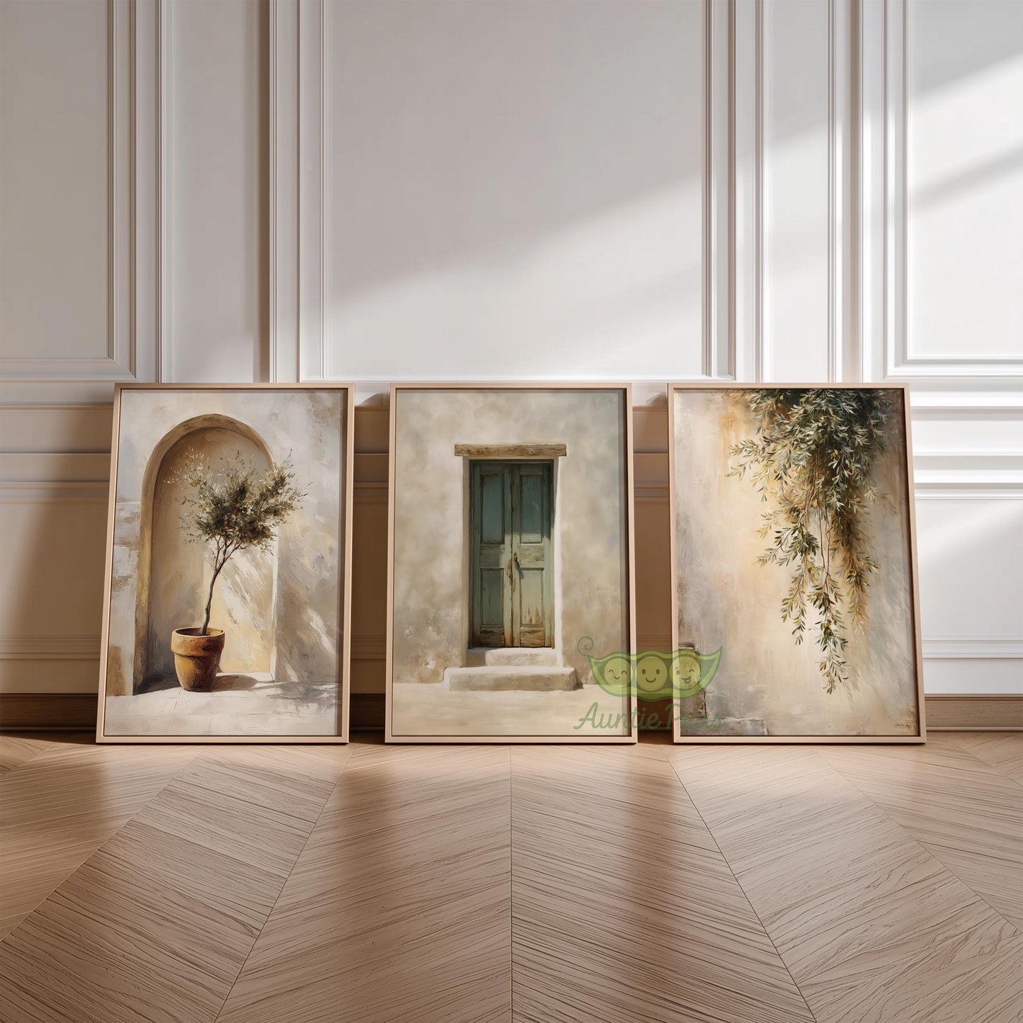 Set of 3 Mediterranean Wall Art