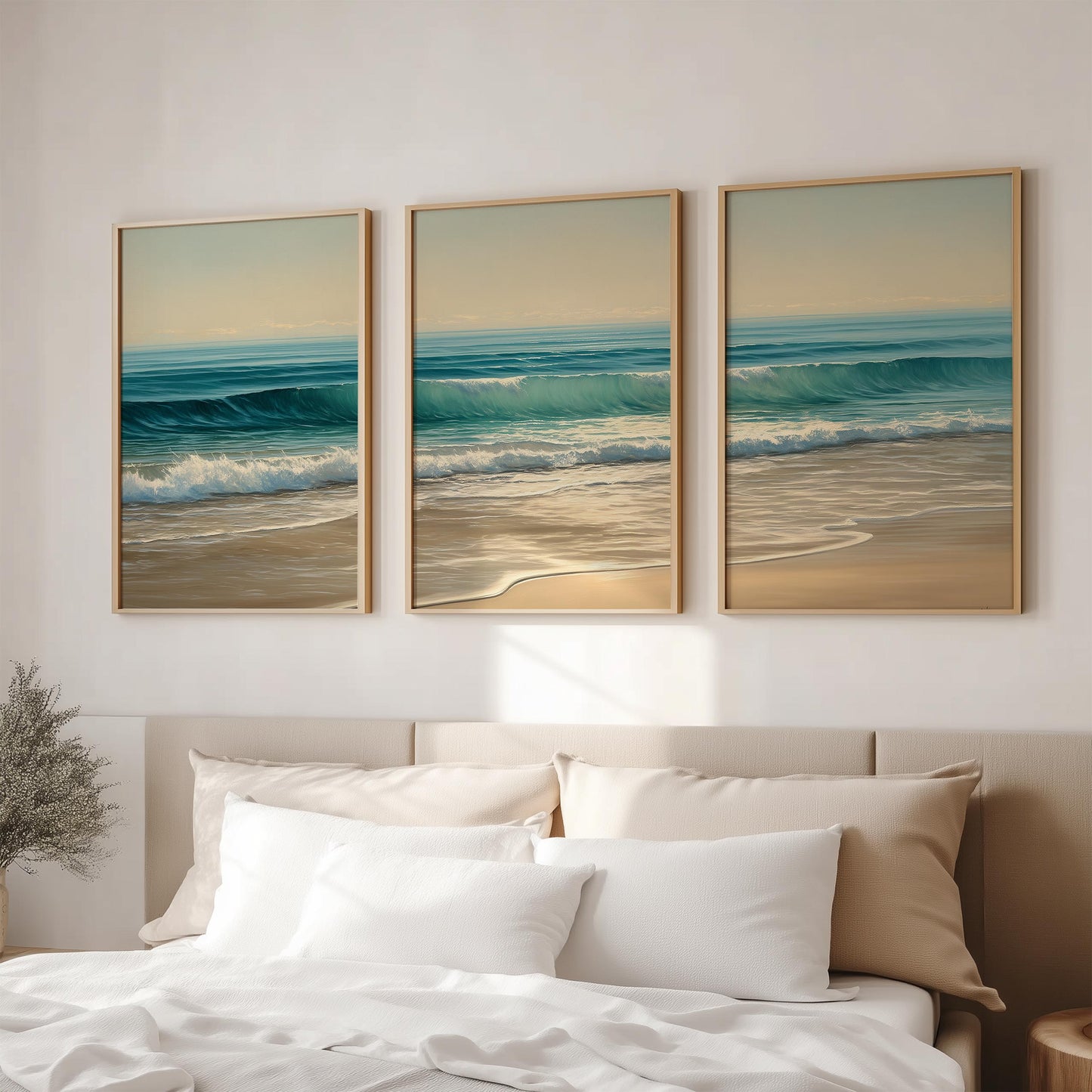 Set of 3 Coastal Beach