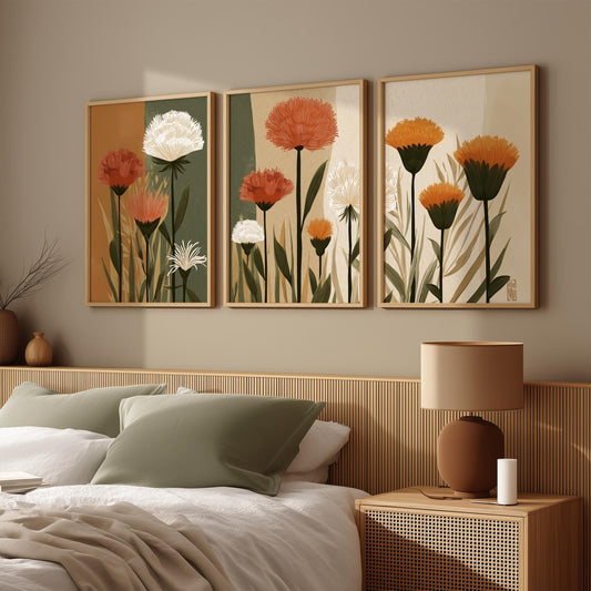 Scandinavian Wildflower Set of 3