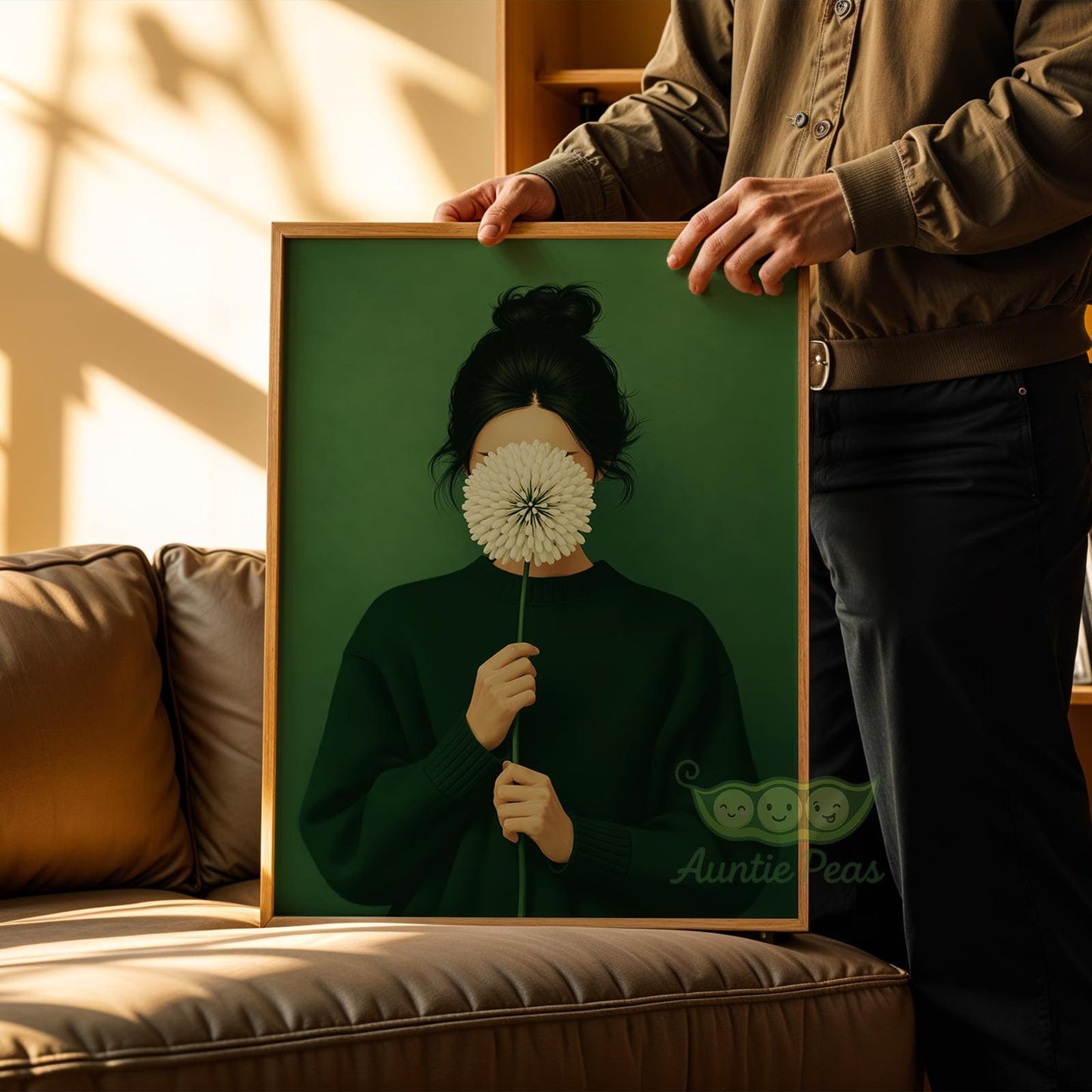 Emerald Green Woman Dandelion