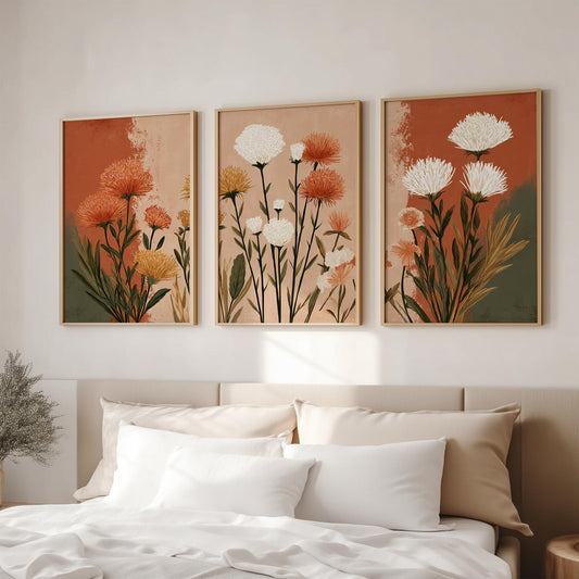 Scandinavian Wildflower Set of 3