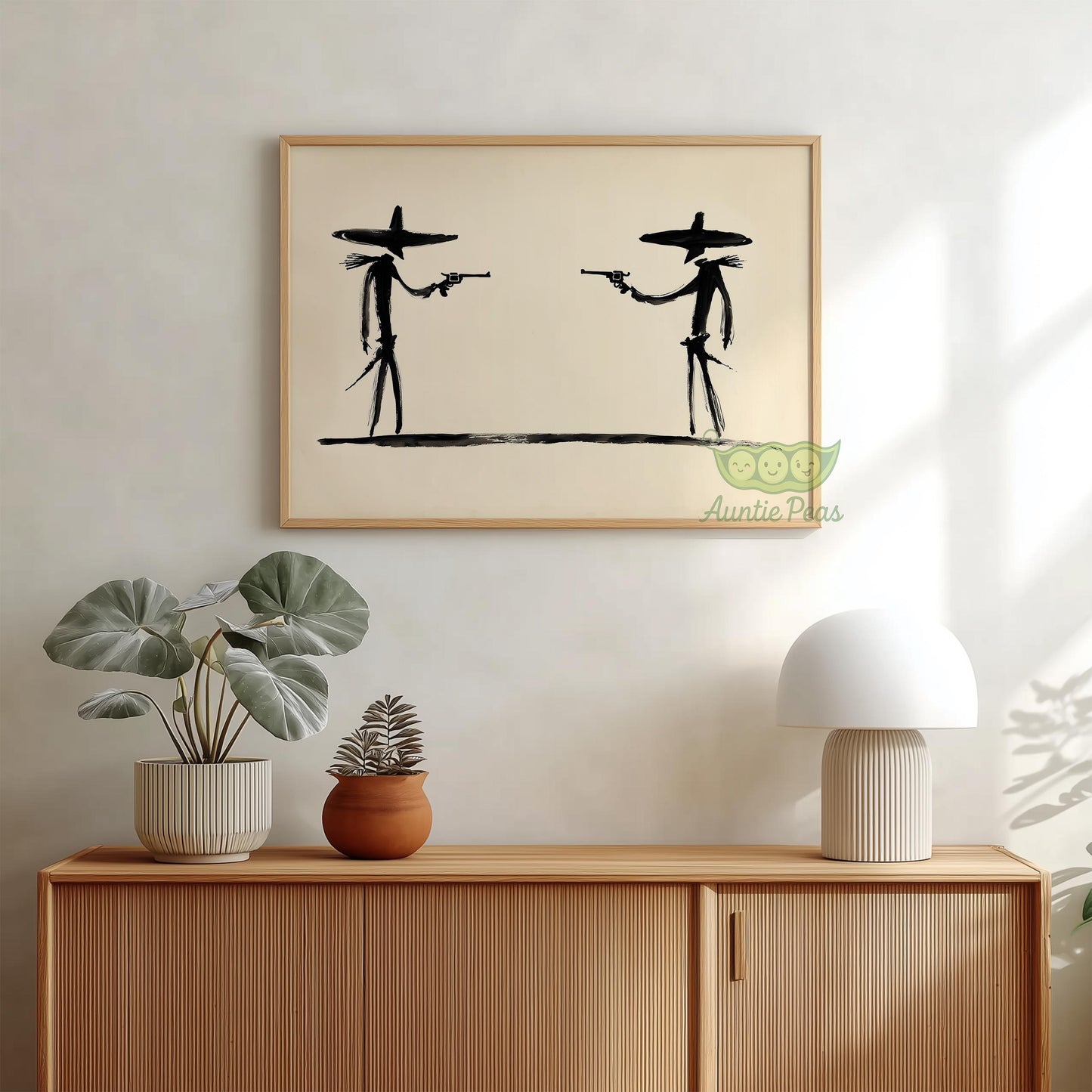 Framed Cowboy Duel