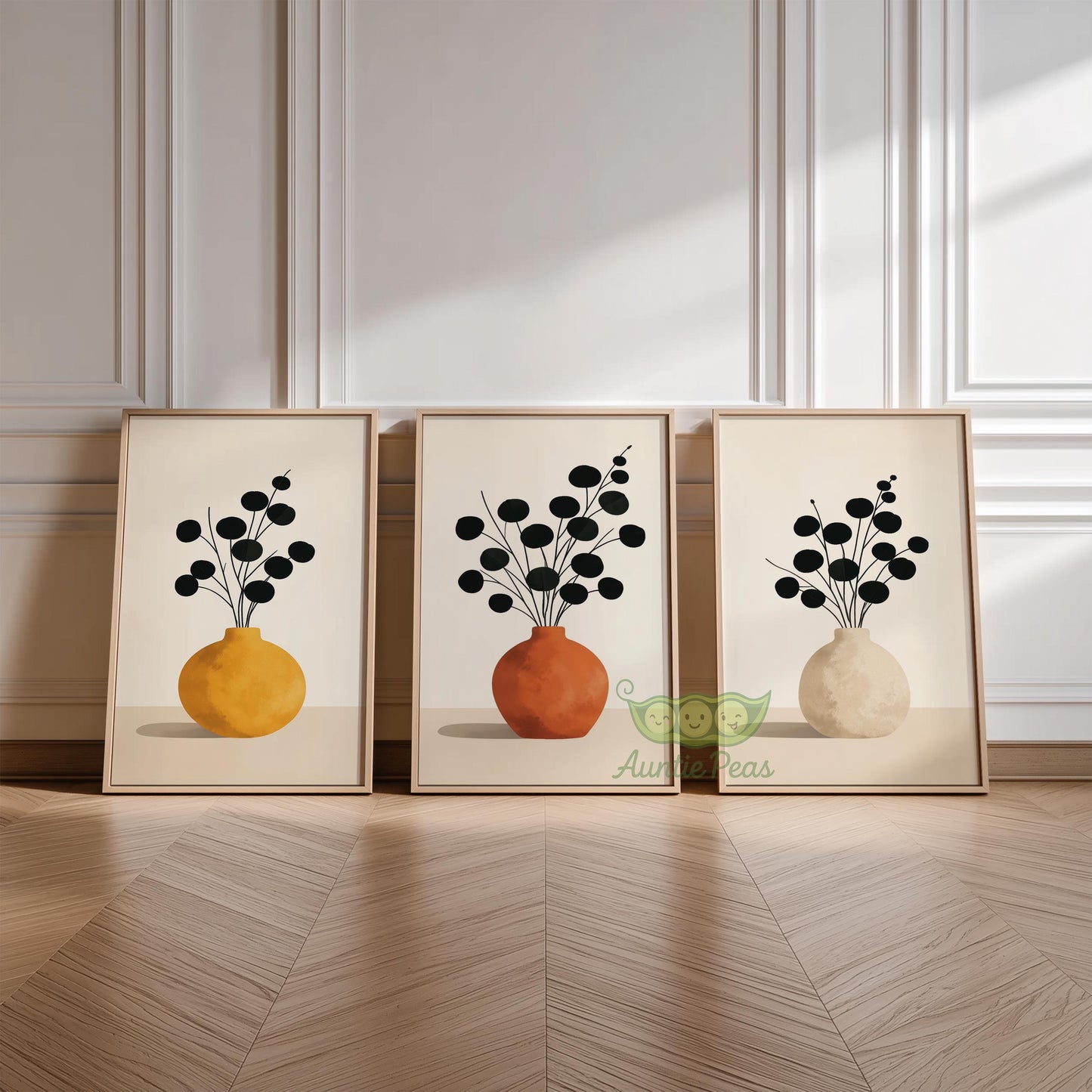 Set of 3 Vase Wall