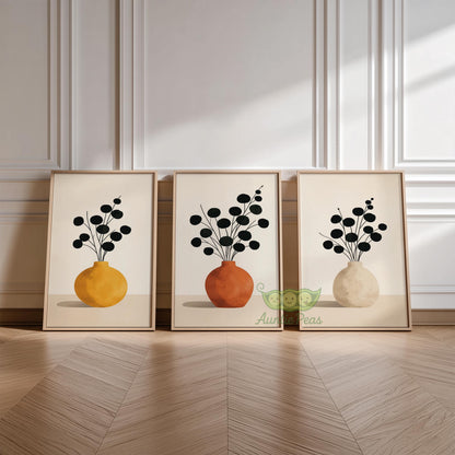 Set of 3 Vase Wall