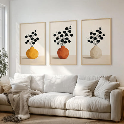 Set of 3 Vase Wall
