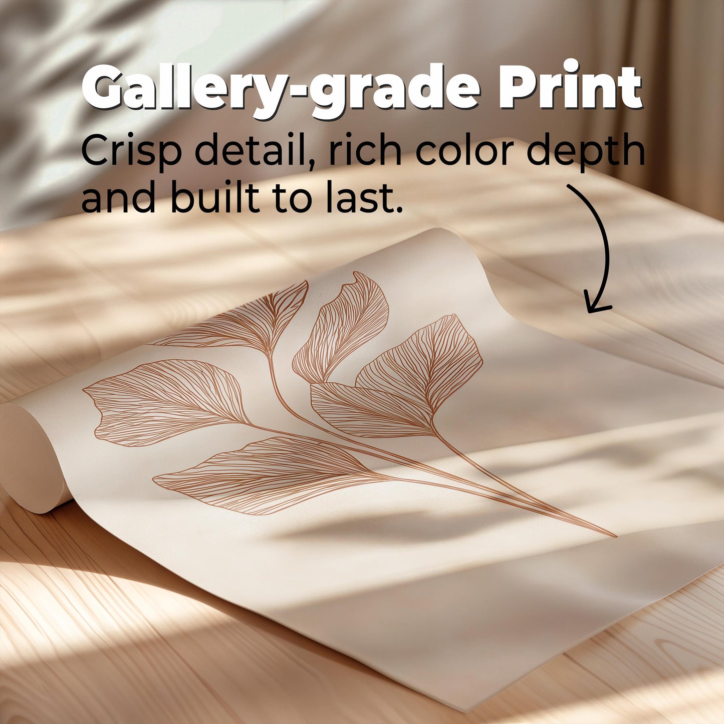 Botanical Line Art Set of 3