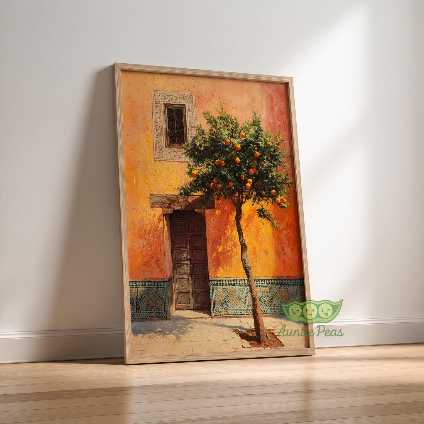 Framed Moroccan Courtyard