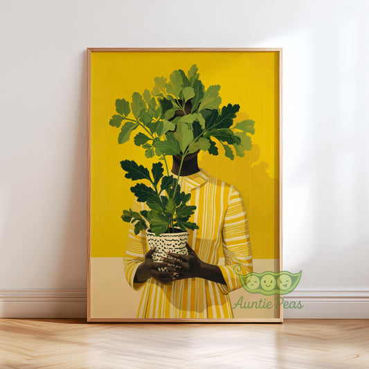 Afrocentric Plant Woman