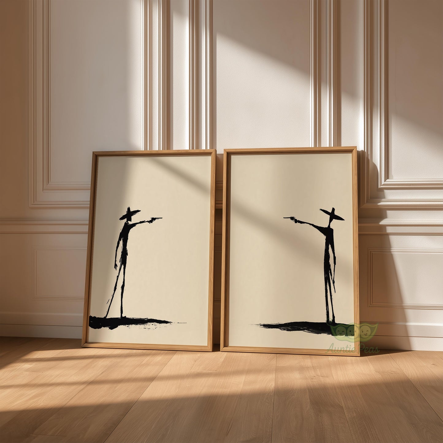 Cowboy Stand Off Set of 2