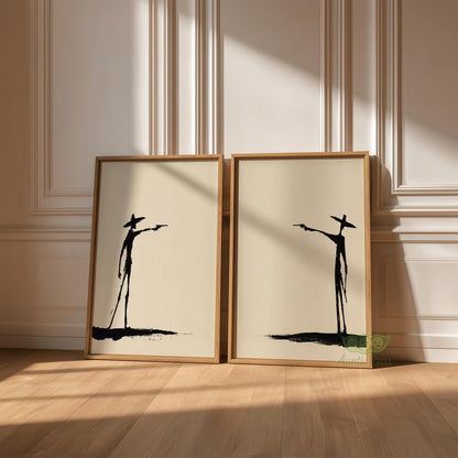 Cowboy Stand Off Set of 2