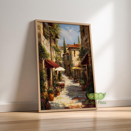 Framed Tuscan Street