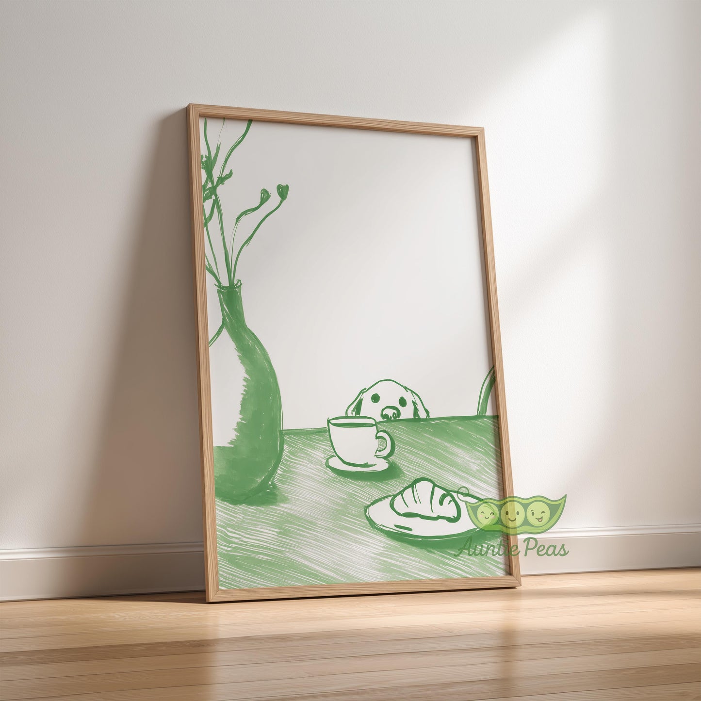 Framed Sneaky Dog