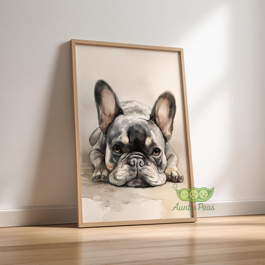 Framed French Bulldog