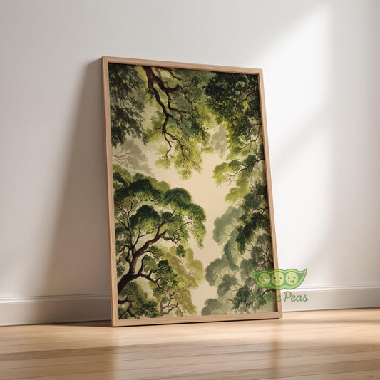 Framed Forest Canopy
