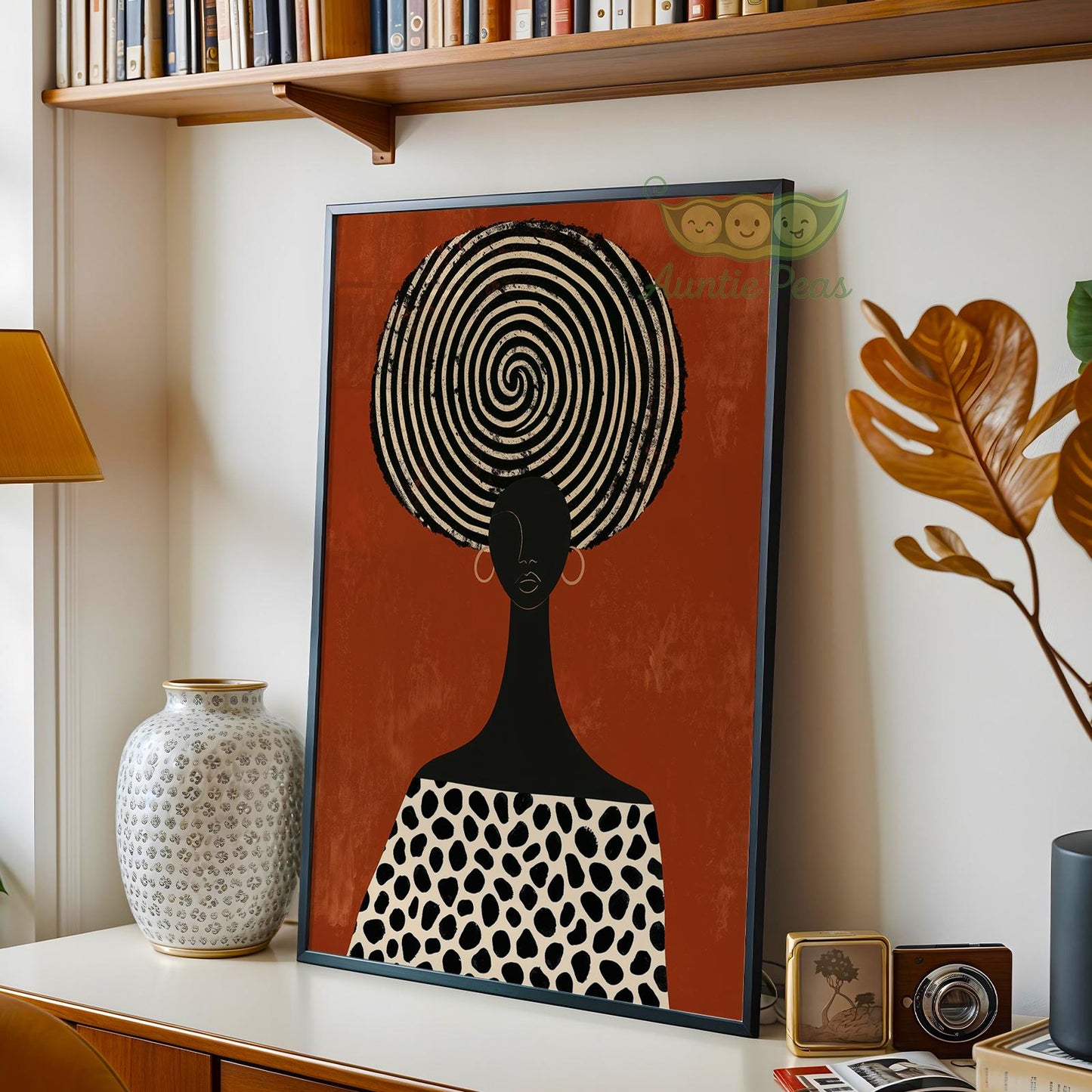 Abstract African Woman