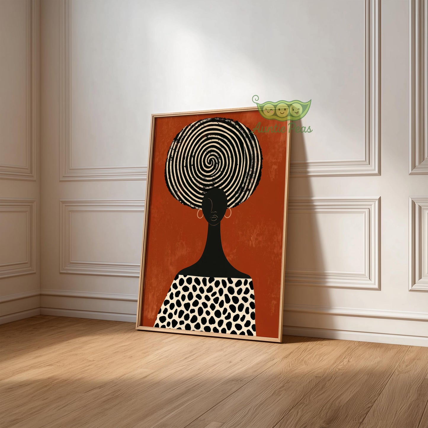 Abstract African Woman