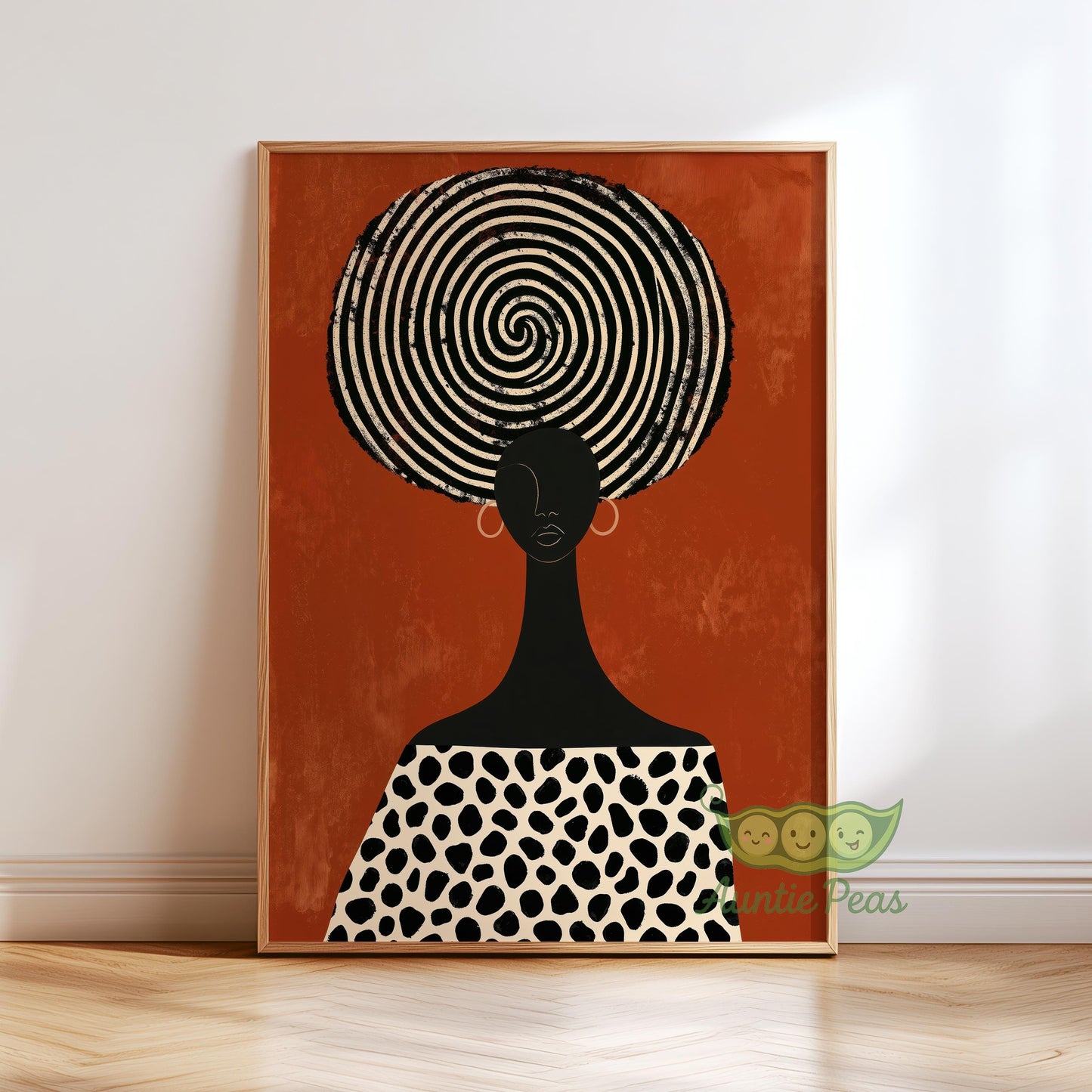 Abstract African Woman