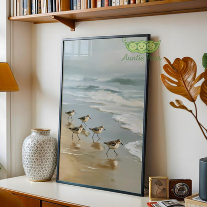 Framed Sandpiper Beach