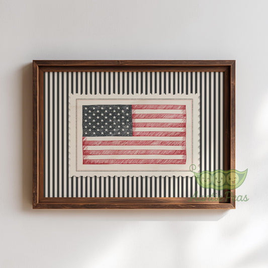 Vintage American Flag