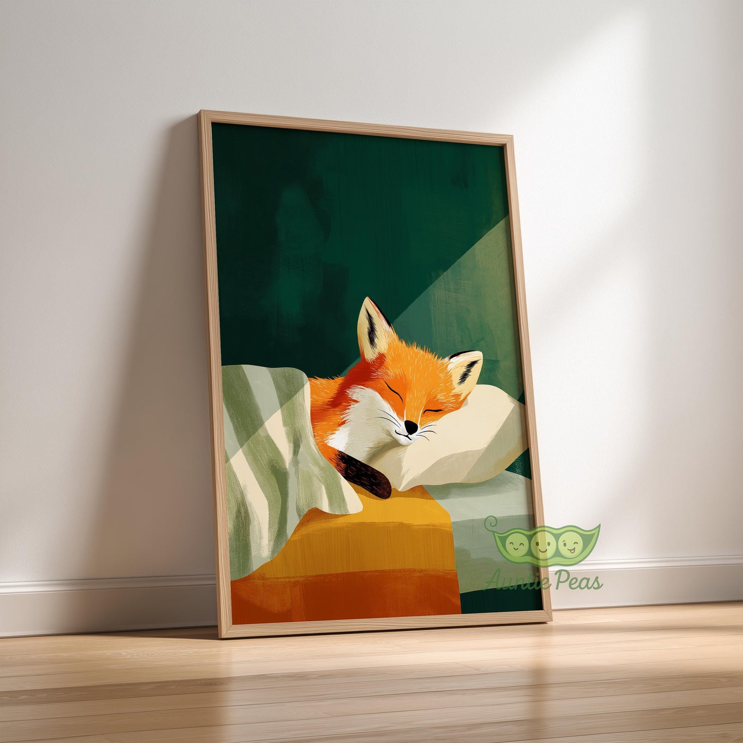 Framed Sleeping Fox