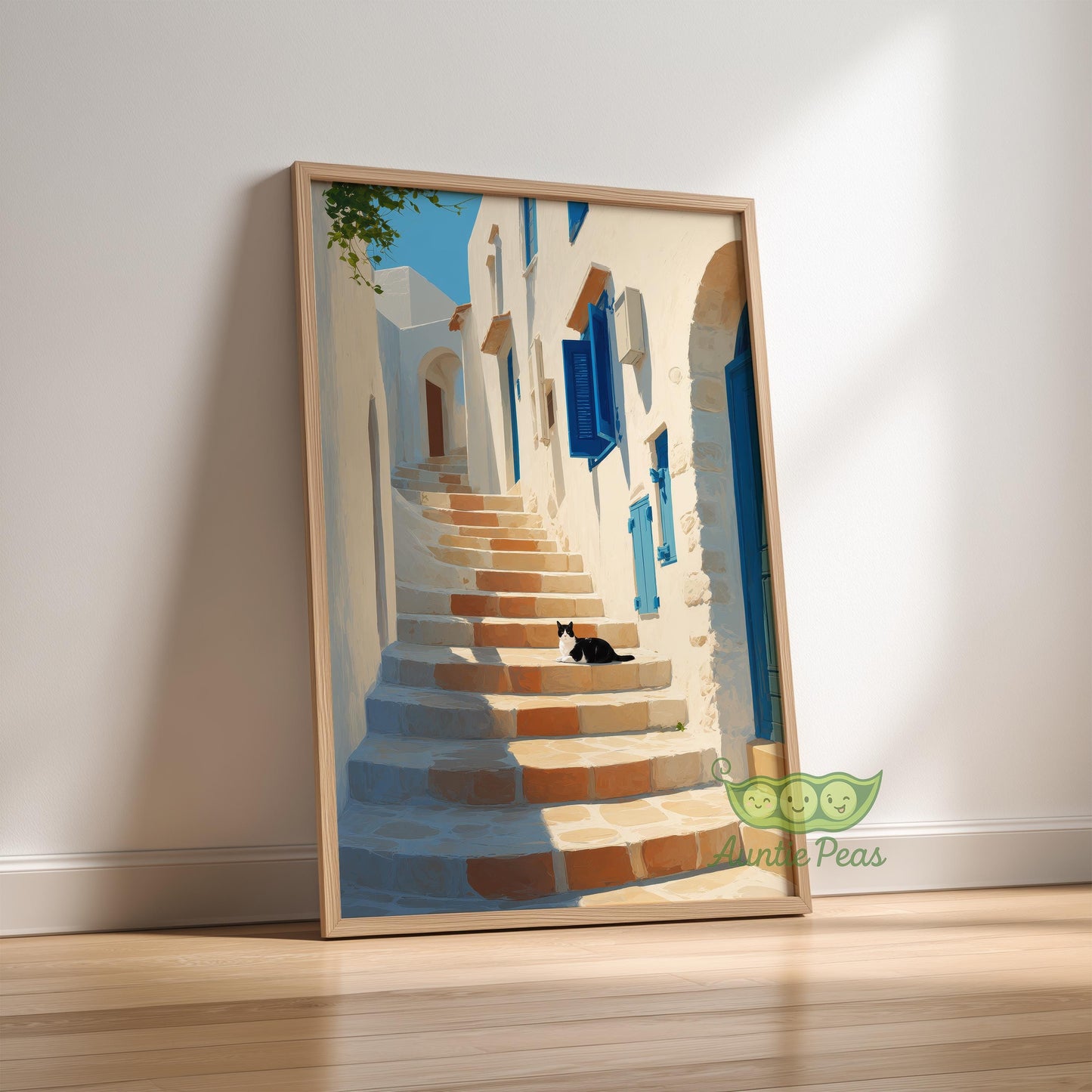 Framed Mediterranean Alley Cat