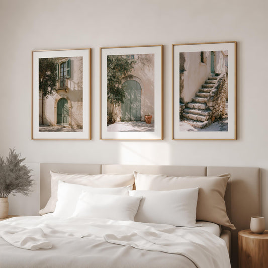 Set of 3 Mediterranean Wall Art