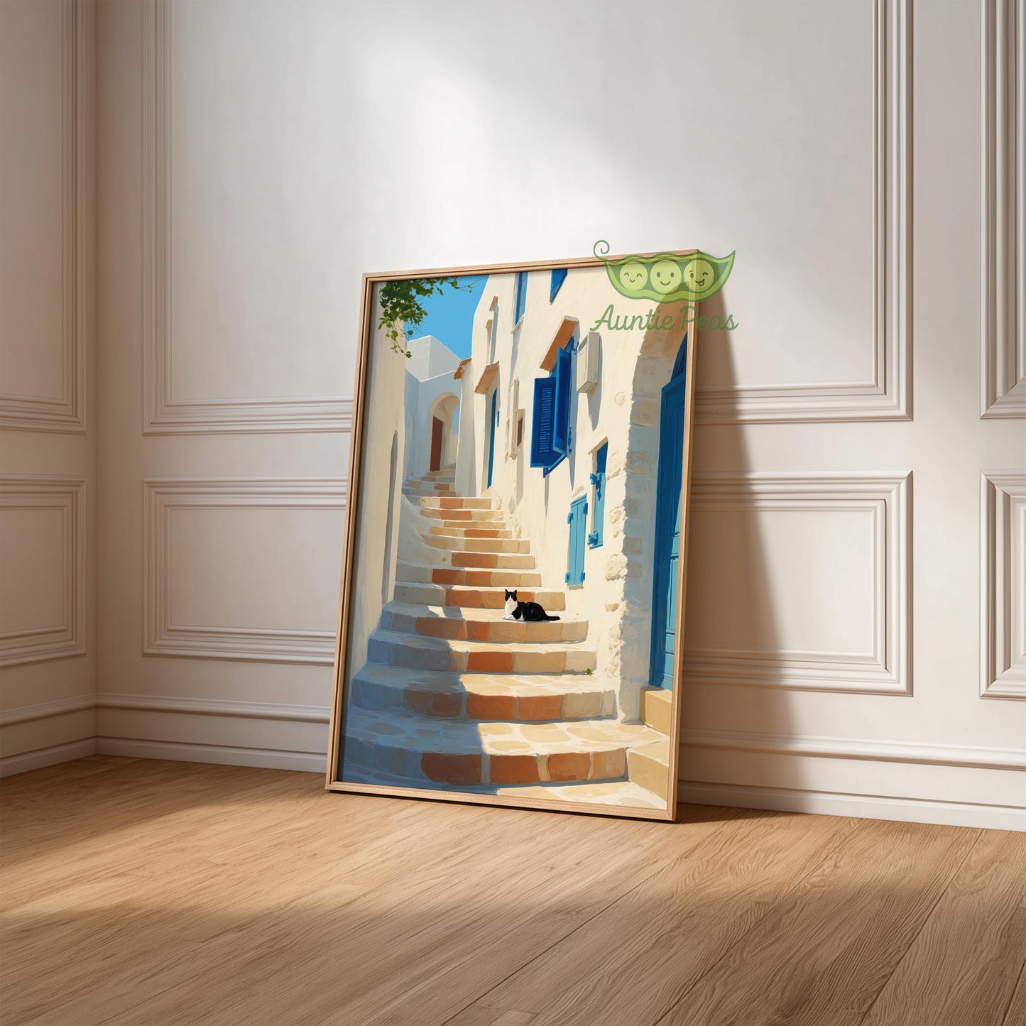 Framed Mediterranean Alley Cat
