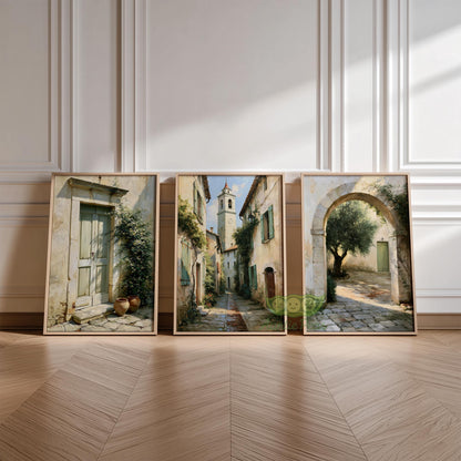 Set of 3 Mediterranean Wall Art