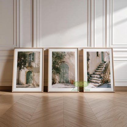 Set of 3 Mediterranean Wall Art