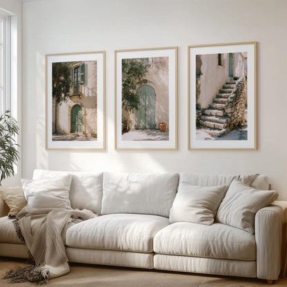Set of 3 Mediterranean Wall Art