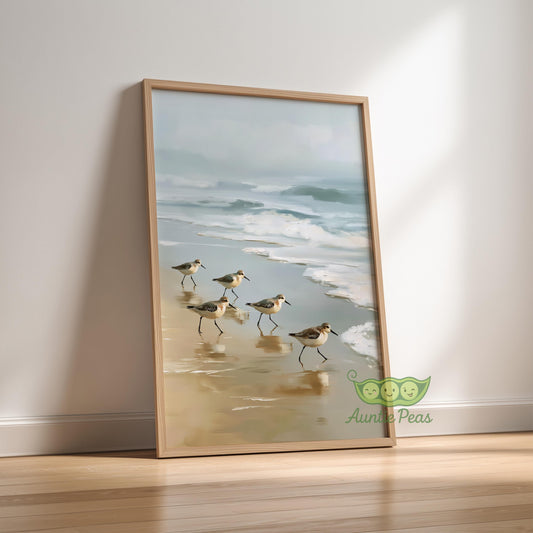 Framed Sandpiper Beach